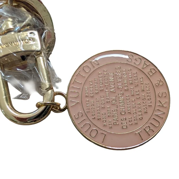 Louis Vuitton Trunks & Bags Charm, 35x41mm Round, Pink - Picture 8 of 8
